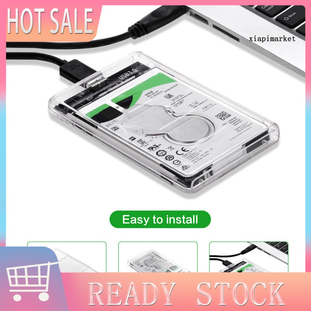 SATA Vỏ Ổ Cứng Ngoài 2.5 Inch Ssd Usb 3.0 Trong Suốt | BigBuy360 - bigbuy360.vn
