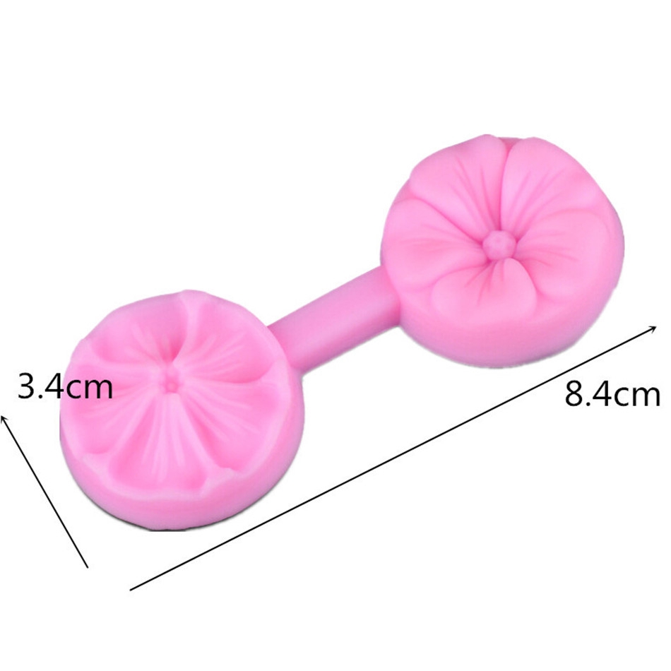 Khuôn Silicone Làm Bánh Hình Hoa Năm Cánh Tiện Dụng