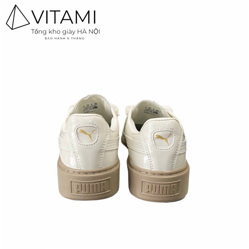 Puma đế nâu da bóng hàng 11 trung quốc ❤️FULL BOX❤️ giày thể thao nữ