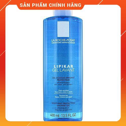 Gel Tắm Làm Sạch Cho Da Nhạy Cảm Lipikar Soothing Protecting La Roche Posay (100ml - 200ml - 400ml)