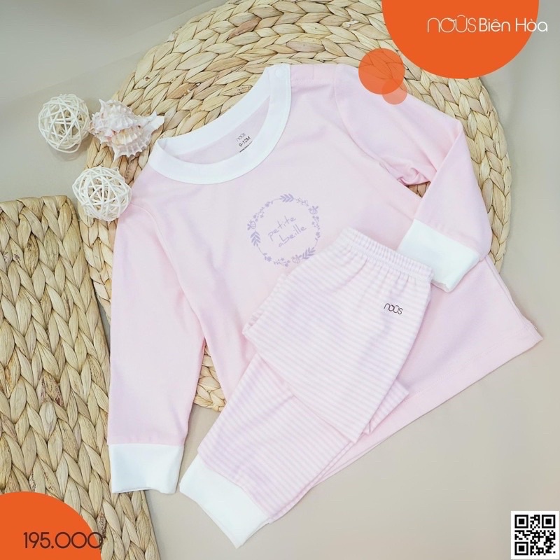 Bộ dài tay NOUS vải peptit chính hãng