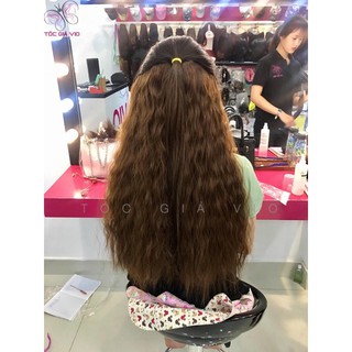 [CAO CẤP]<HÌNH THẬT> TÓC KẸP XÙ 60CM