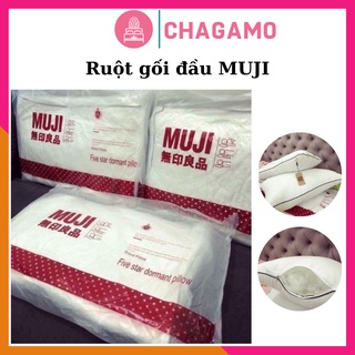 Ruột gối đầu MUJI Hàng Xuất Khẩu 2 CHIẾC - Hàng Đẹp (Size 50x70 cm) - CHAGAMO