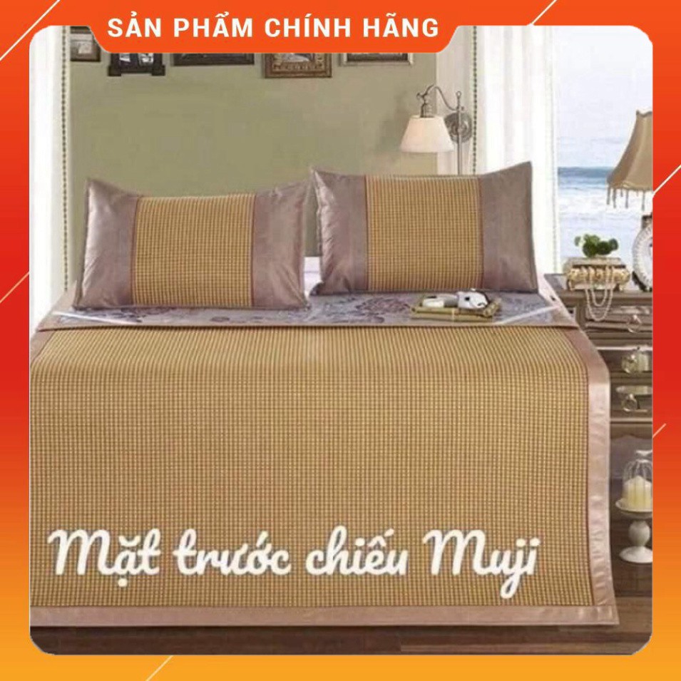 CHIẾU MÂY ĐIỀU HOÀ MUJI HÀNG LOẠI 1 TẶNG KÈM 2 vỏ gối