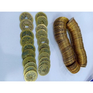 Sỉ 20 đồng xu may mắm tốt bóng