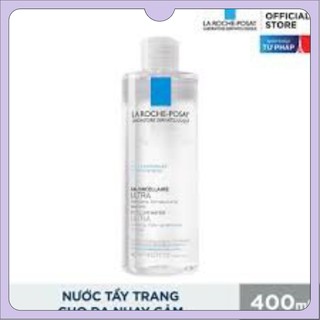 Nước tẩy trang la roche-posay eau micellaire ultra 400ml ☆⧼t̼⧽