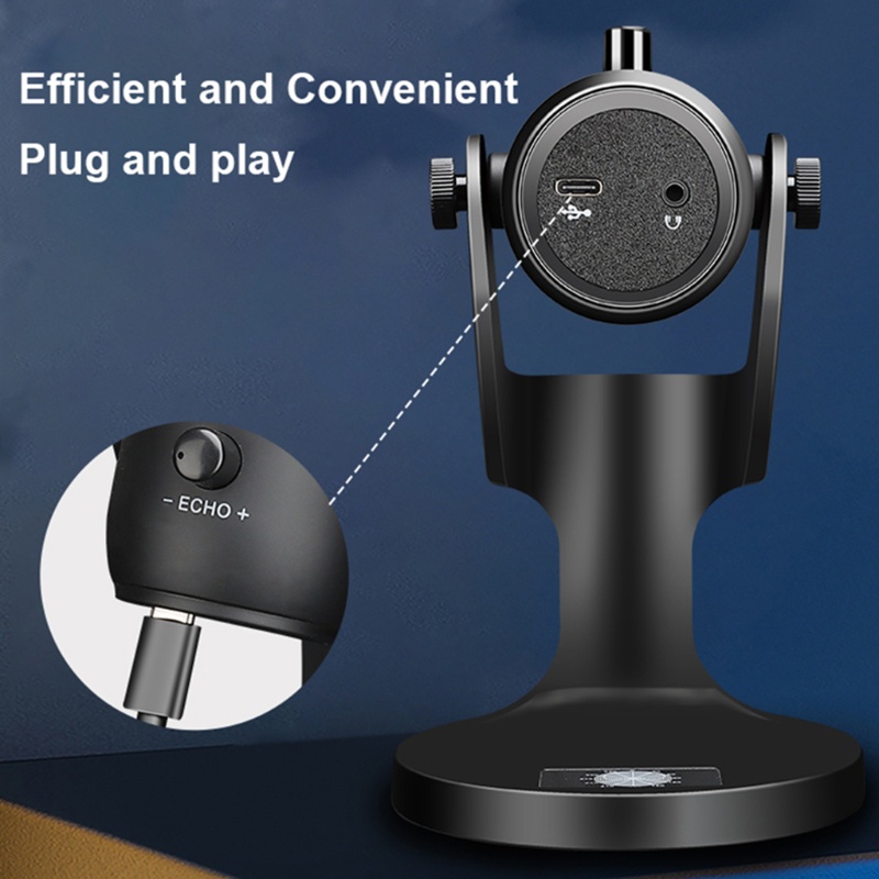 Micro thu âm đa hướng giảm tiếng ồn kết nối cổng Usb độc đáo cho máy tính