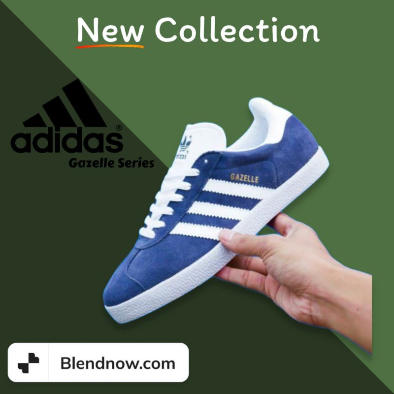 Giày Thể Thao Adidas GAZELLE Da Lộn Phối Màu Cá Tính Trẻ Trung