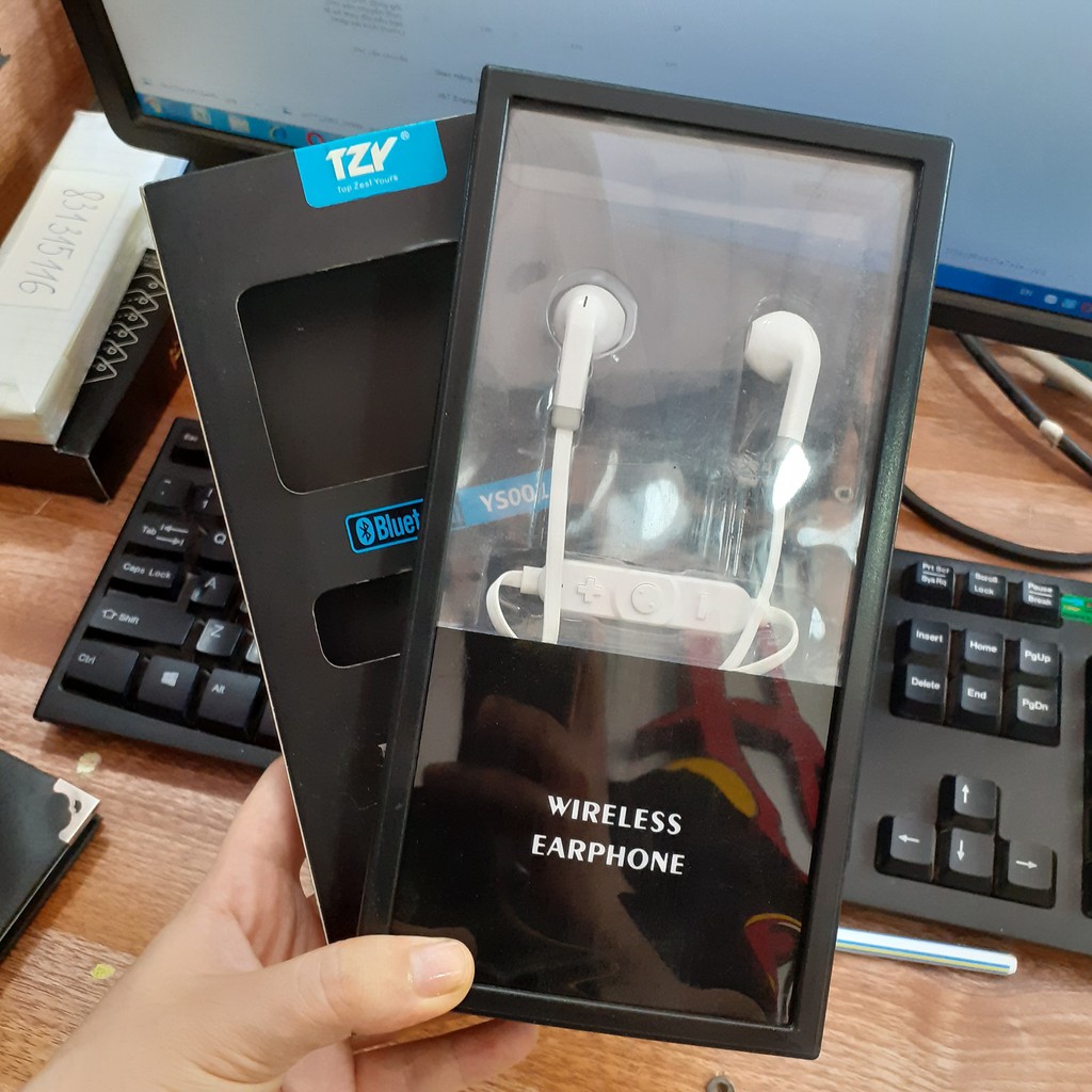 TAI NGHE BLUETOOTH ⚡️𝐅𝐑𝐄𝐄 𝐒𝐇𝐈𝐏⚡️ TAI NGHE BLUETOOTH YS001- TỰ ĐỘNG KẾT NỐI - ÂM THANH SỐNG ĐỘNG