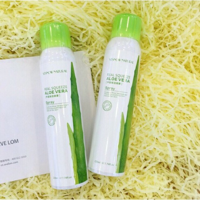 🎀🎀Xịt khoáng nha đam Aloe Vera Chính hãng Yesnow | BigBuy360 - bigbuy360.vn