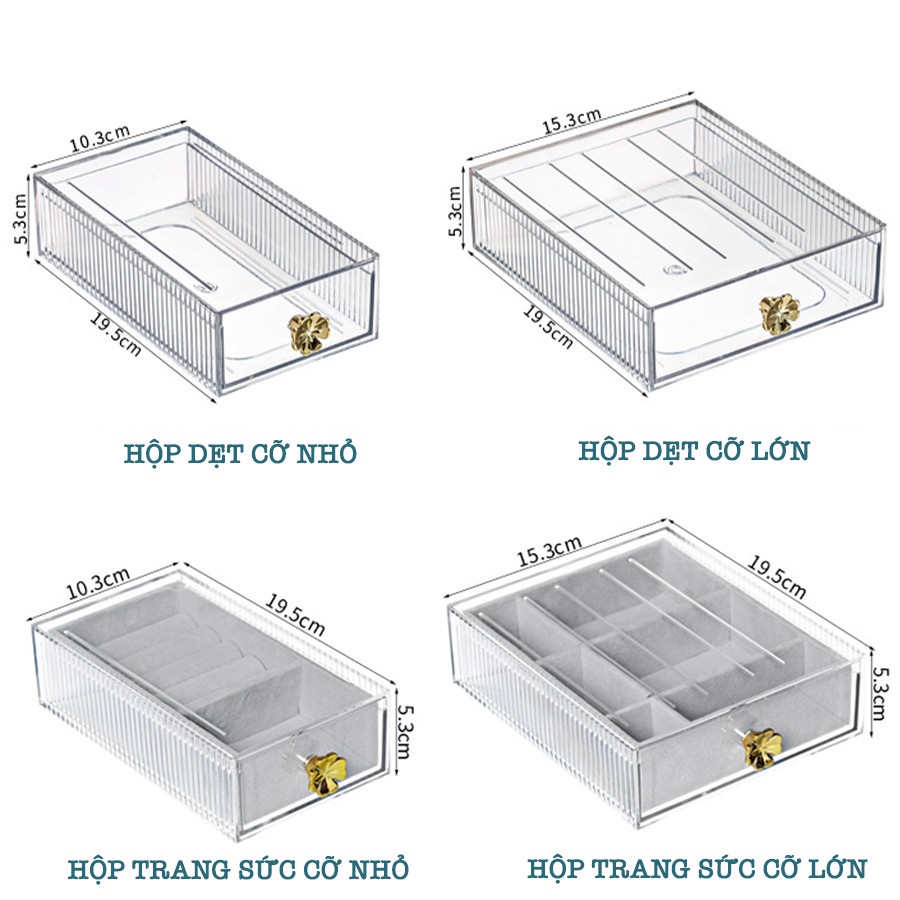 Kệ Đựng Mĩ Phẩm, Đựng Son Trong Suốt Mika Cao Cấp R001 [Rẻ]