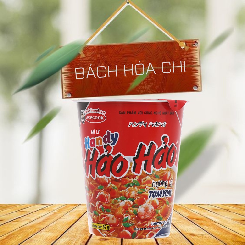 Thùng 24 ly Mì Handy Hảo Hảo Tomyum ly 67g