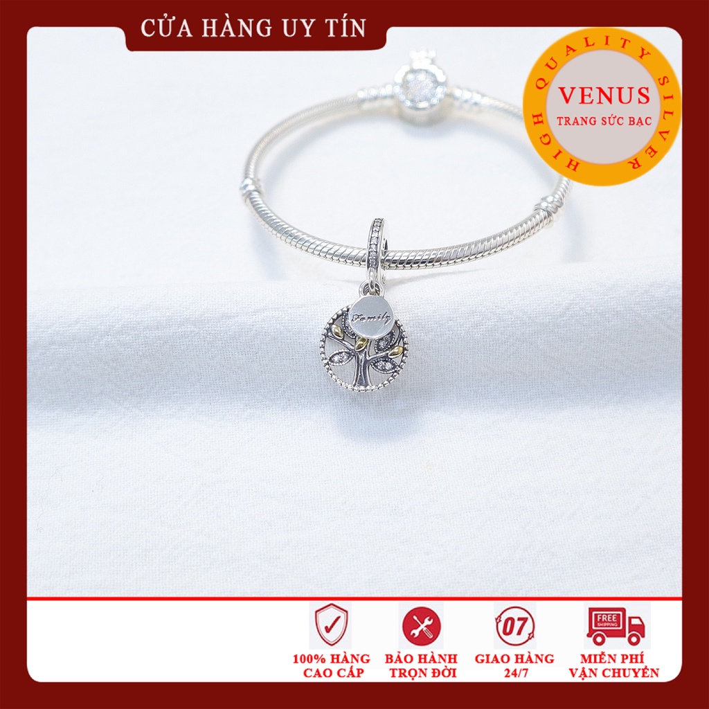 [Hàng cao cấp] Charm bạc 925- Treo cây gia đình- Mã sản phẩm VENUSTGD