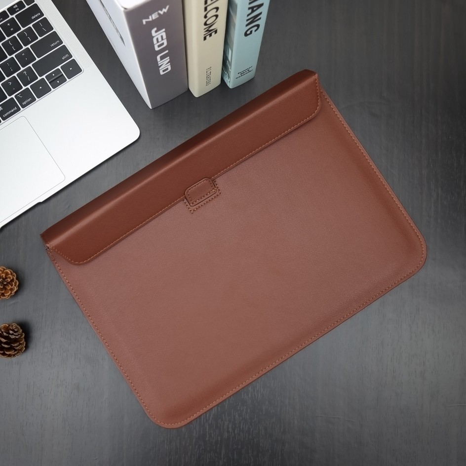 Bao da máy tính xách tay bằng PU thích hợp cho Macbook Air 13 M1 Pro 11 12 13 15 13.3 inch