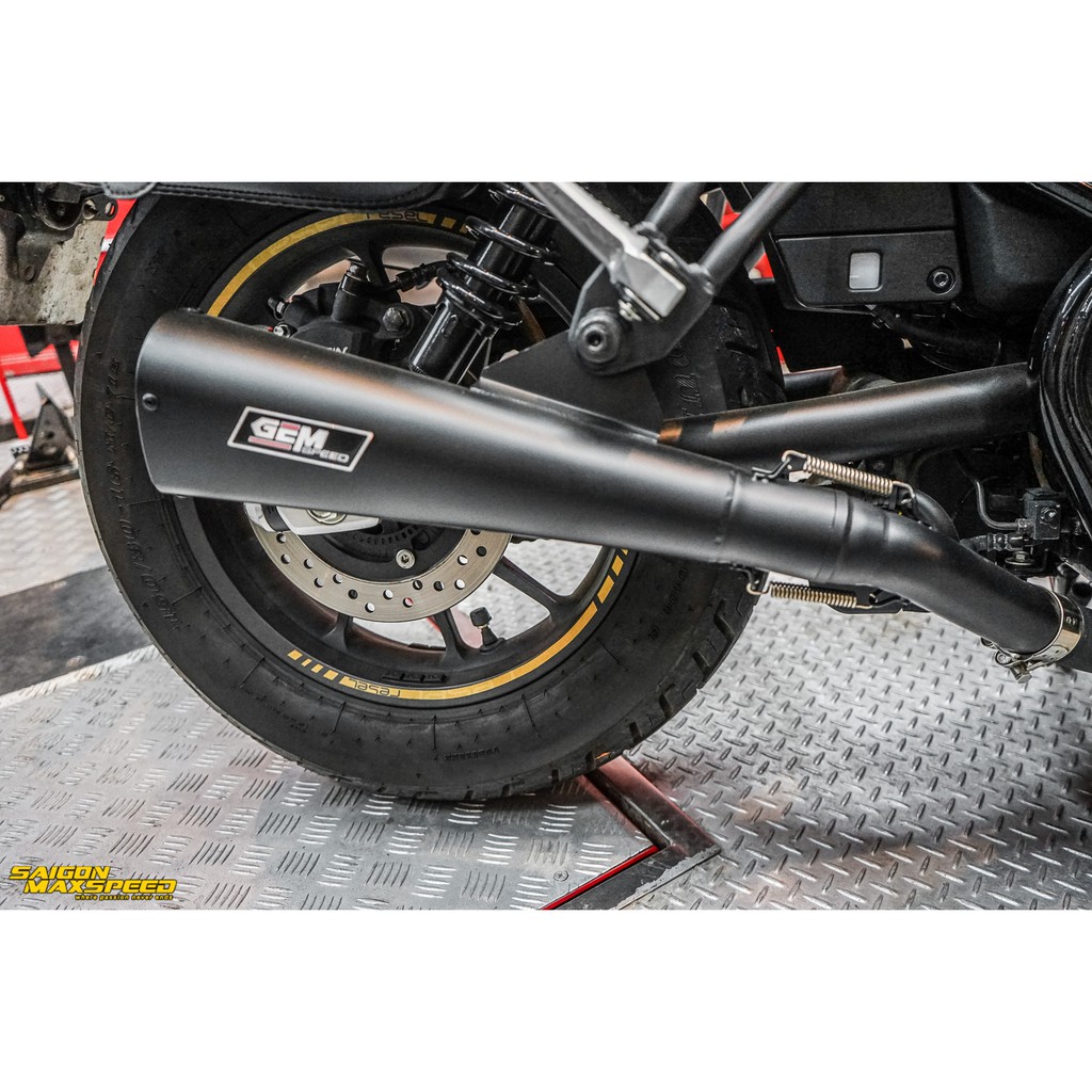 PÔ GEM CLASSIC RACER S1 SLIP ON HONDA REBEL 300-500