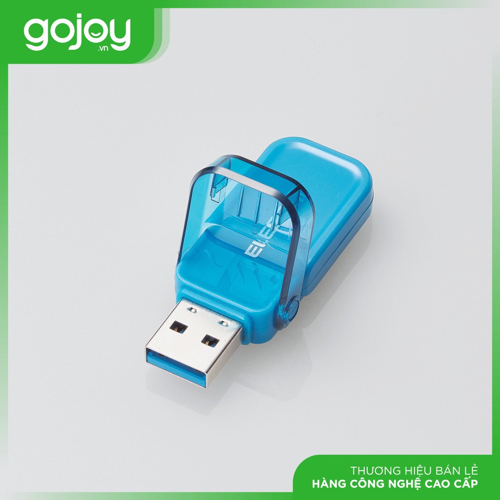 USB tốc độ cao 3.0 64GB màu xanh ELECOM MF-FCU3064GBU - Hàng chính hãng