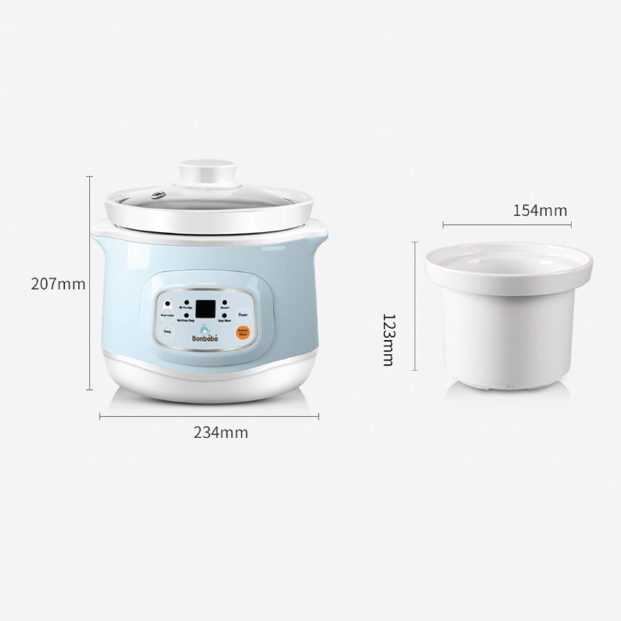 Nồi nấu chậm đa năng Bonbebe BB-38 thông minh mẫu mới
