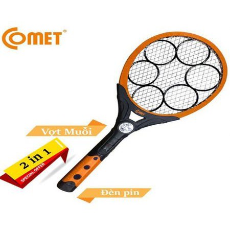 Vợt muỗi comet CP040 - Thân bằng nhựa, chịu nhiệt, chống bể, chống trầy xước / Tổng kho thiết bị điện