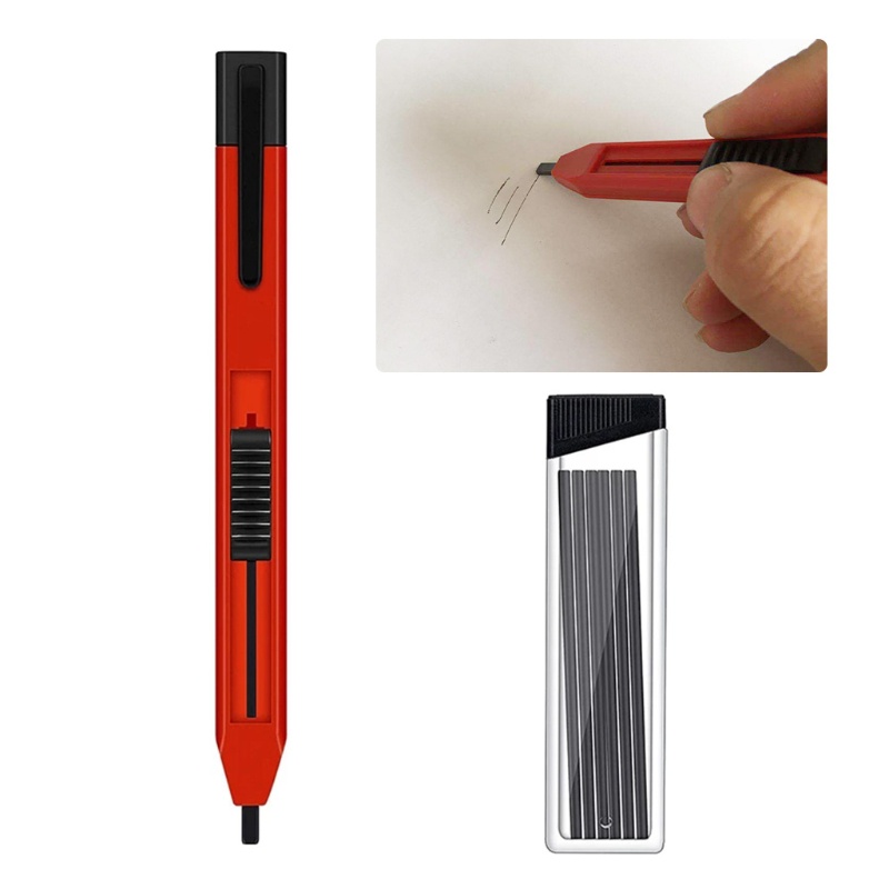 Bộ Bút Chì Bấm 4.0mm Có Thể Tái Sử Dụng Cho Thợ Mộc