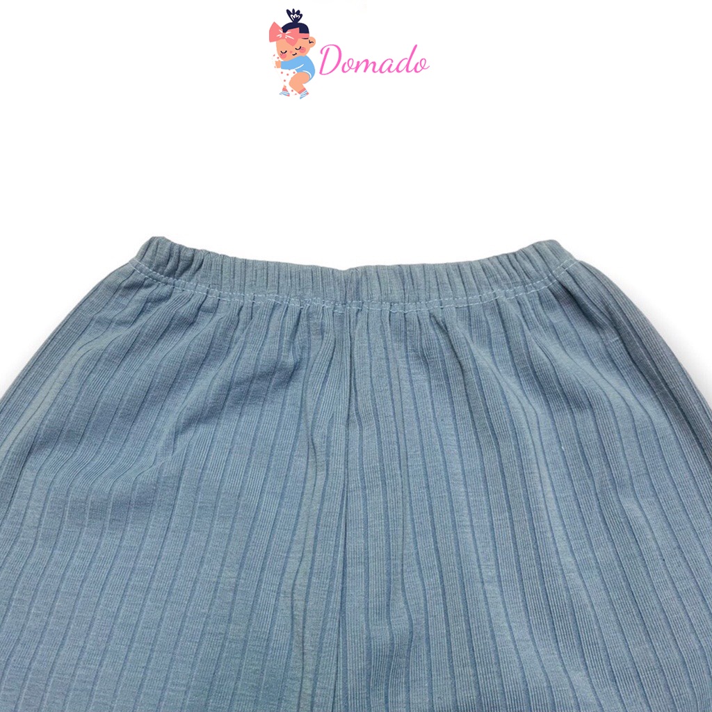 Quần dài thun gân len tăm thời trang cho bé trai bé gái dễ mặc thoải mái nhiều màu sắc DOMADO QCD13