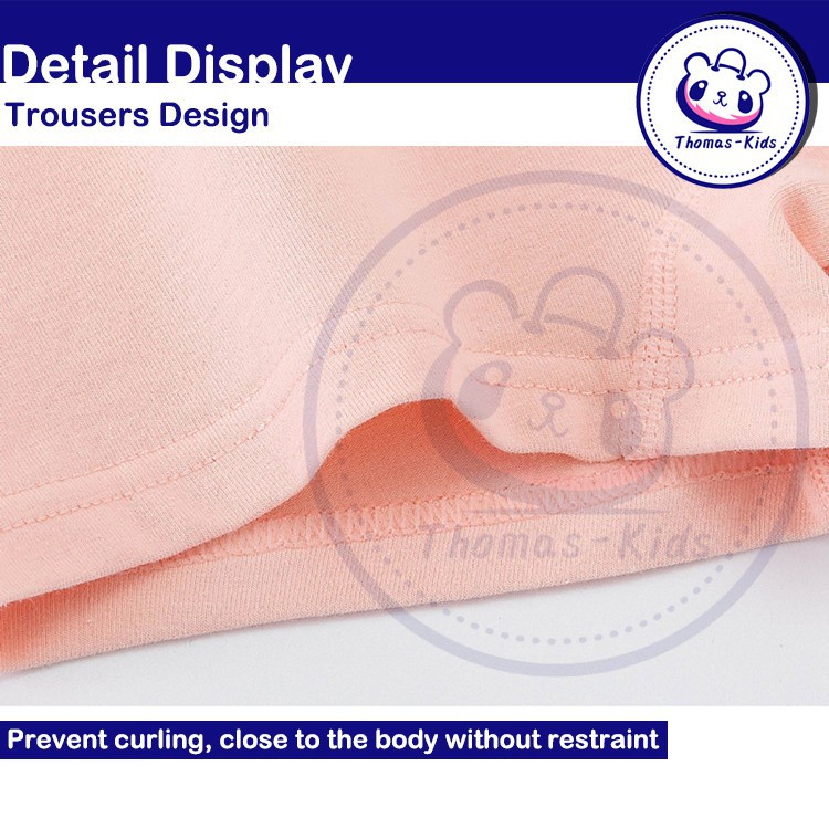 Bộ 5 quần lót Boxer chất liệu Cotton thoải mái thời trang cho bé gái B123