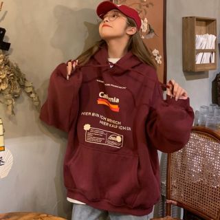 Áo hoodie nỉ bông form rộng ib shop gửi ảnh thật