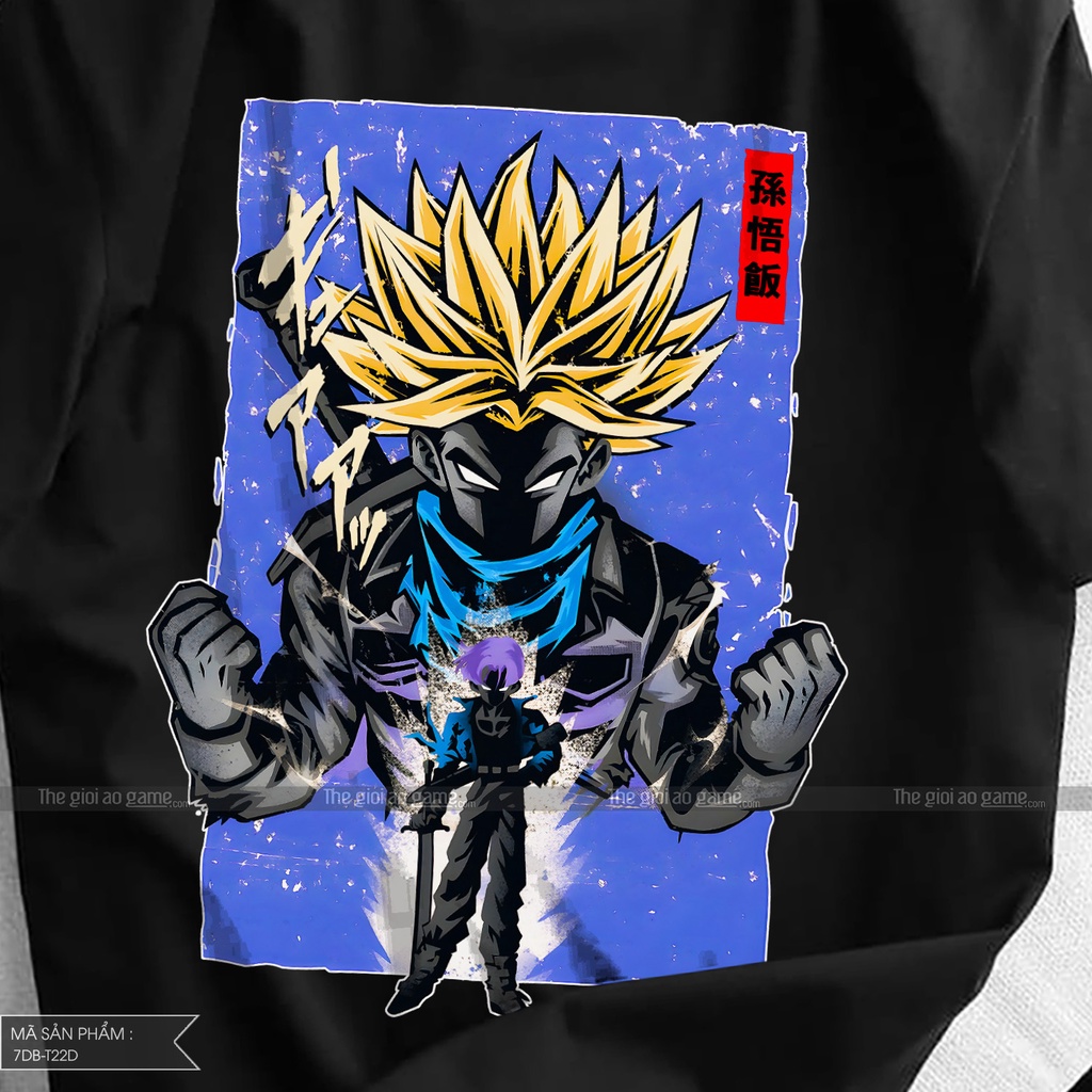 Áo dragon ball Goku nam nữ Áo phông Goku dragon ball  trắng đen form rộng unisex cotton co giãn thoáng mát T21