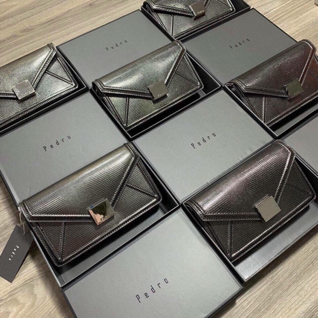 Túi 2 màu đen bạc