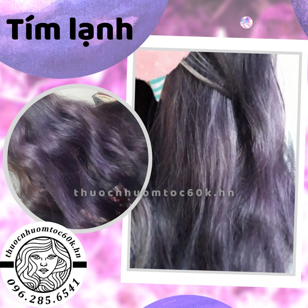 (TẨY) Thuốc nhuộm màu tím lạnh kèm trợ dưỡng găng tay thuocnhuomtoc60k.hanoi thuocnhuomtoc60khanoi | BigBuy360 - bigbuy360.vn
