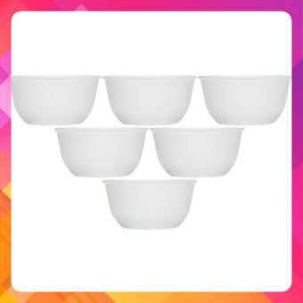 Bộ 6 Chén Cơm Thủy Tinh Winter Frost White Corelle 1105491  411 N-LP