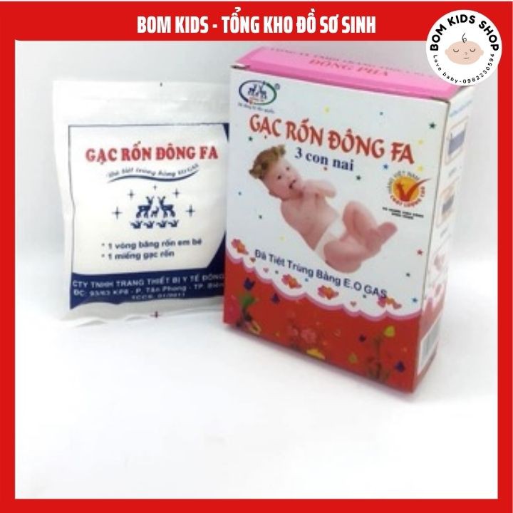 Băng rốn gạc rốn Đông Pha ( 1 hộp 3 chiếc) .