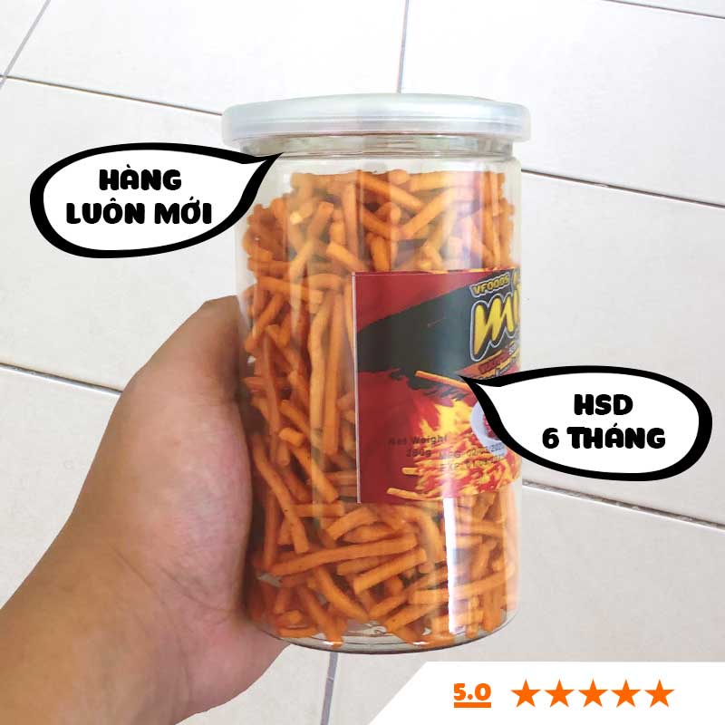 Snack bim bim que mix vị ớt cay Thái Lan🍟FREESHIP🍟260g snack bim que tăm cay LHYFOOD đồ ăn vặt Hà Nội