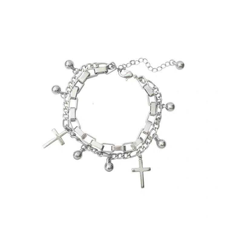 Vòng Tay Hai Lớp Bằng Kim Loại 2241 Thời Trang Cho Cặp Đôi