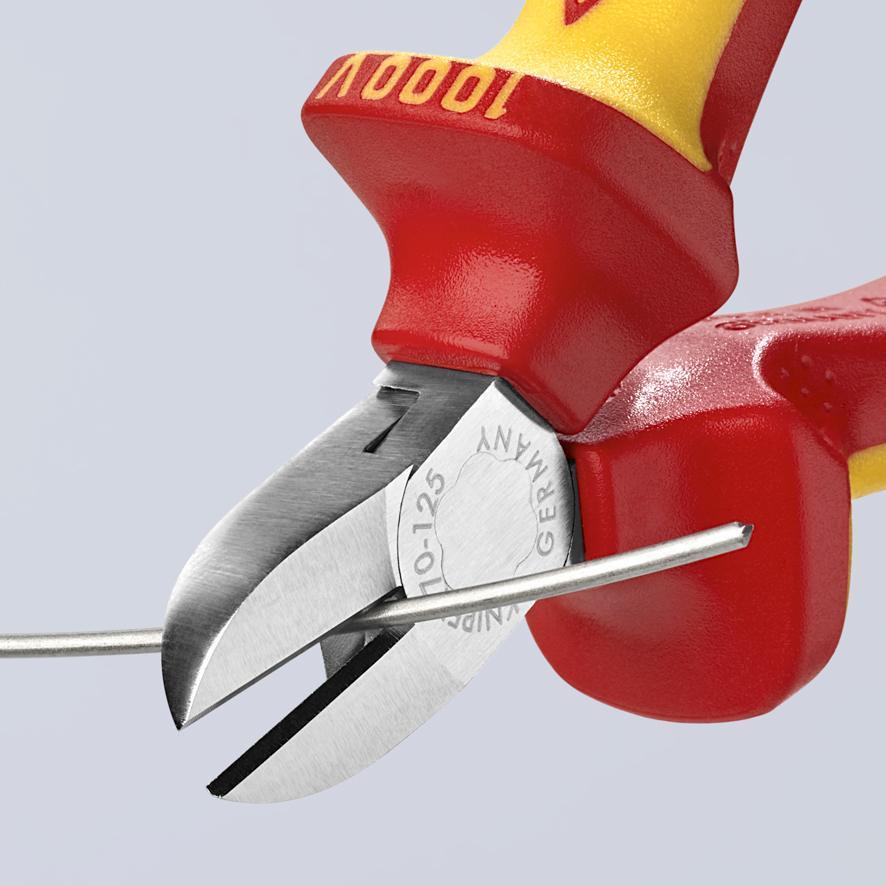 Kìm Cắt Mũi Thon Mini Knipex Chiều Dài 125mm 70 01 125 / 70 02 125 / 70 05 125 / 70 06 125 Lưỡi Cắt Tôi Cứng