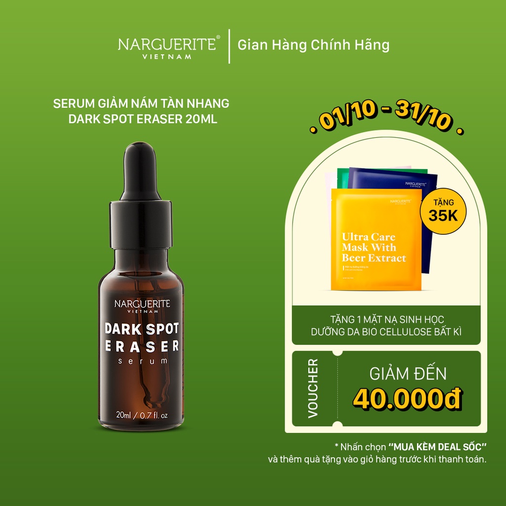 Serum giảm nám tàn nhang Dark Spot Eraser Narguerite 20ml