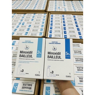 Xịt mọc tóc Minoxidil Bailleul 2%, 5% Pháp