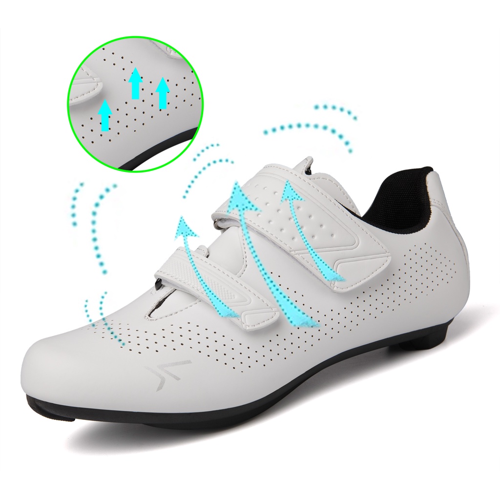2022 Thời trang xu hướng Cái mới giày thể thao ngoài trời Giày đạp xe nam chuyên nghiệp khóa dán Thoáng khí giày đạp xe đường trường