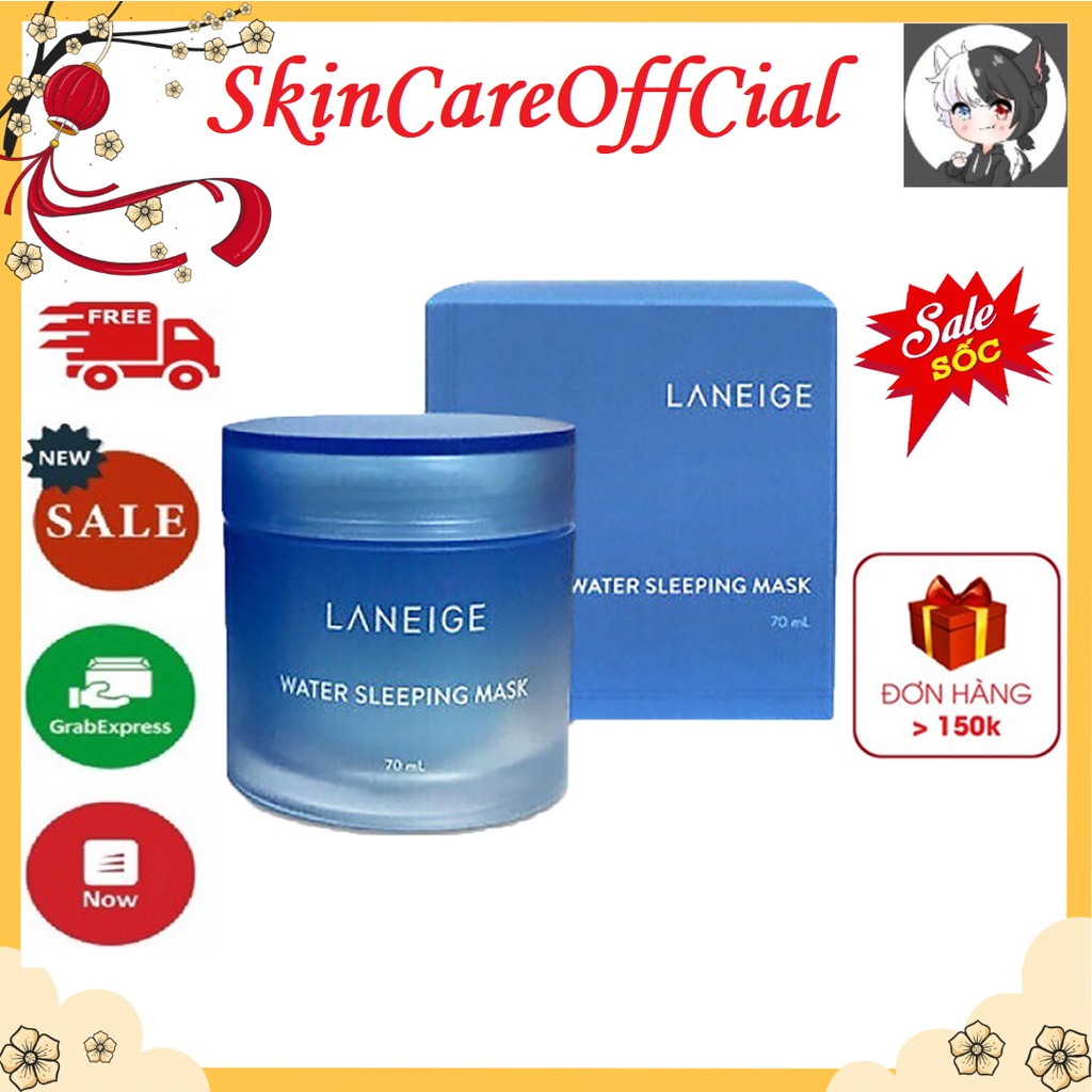 Mặt nạ ngủ Laneige Sleeping Mask dưỡng ẩm mặt trong khi ngủ. cải thiện da Wash-free Cleaning Repair 70ml skincareoffcial | BigBuy360 - bigbuy360.vn