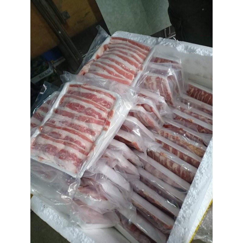 Ba chỉ bò 1kg ❤️GIÁ SỈ❤️ siêu nạc chuẩn ngon mềm thơm