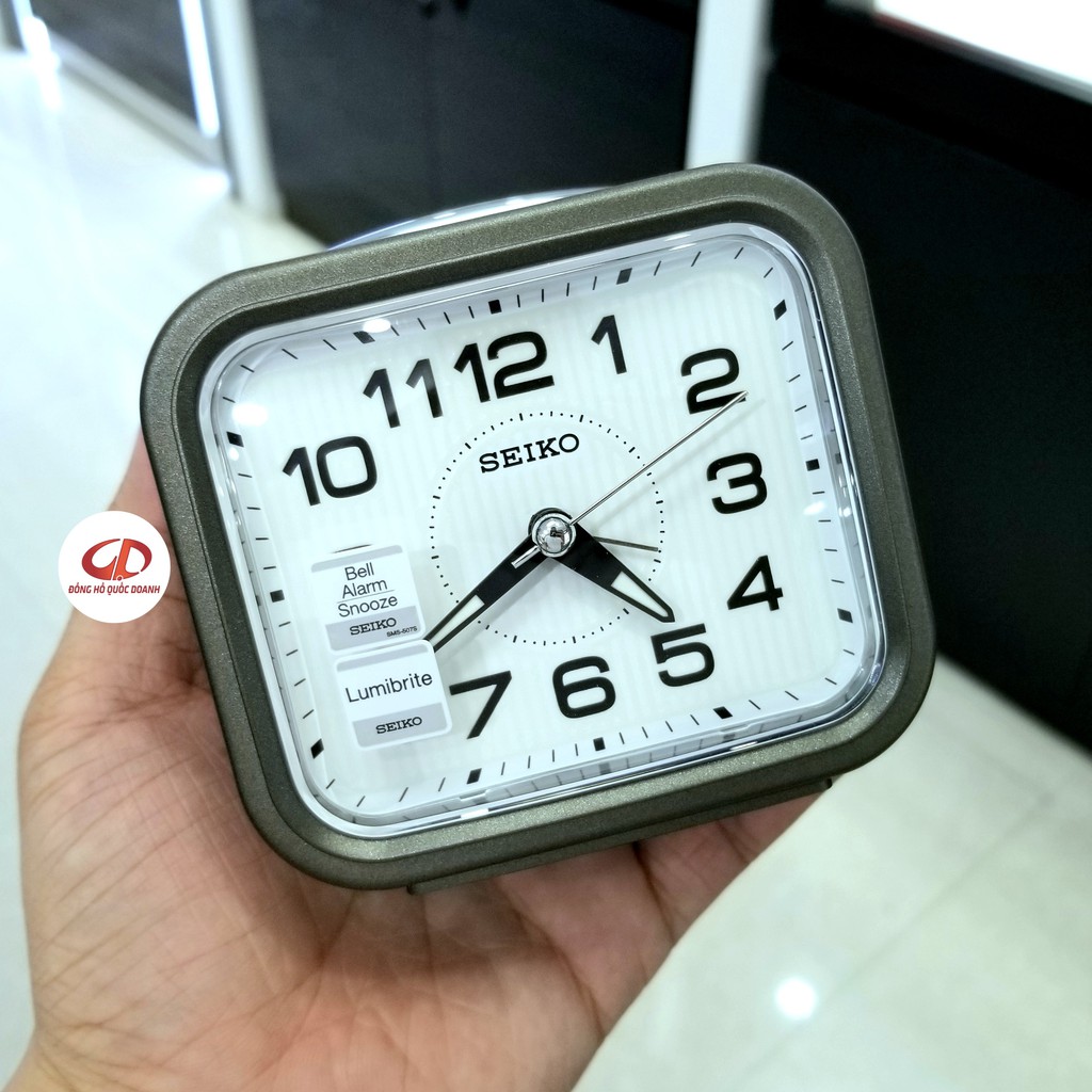 Đồng hồ Báo thức Seiko QHK050S - Seiko QHK050G - Seiko QHK050N Chính hãng Nhật Bản - Mẫu Đẹp - Dạ Quang Siêu Sáng