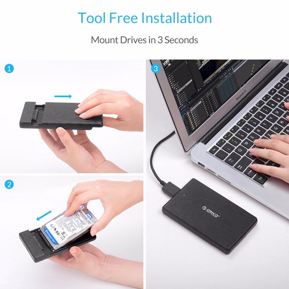 Hộp Đựng Ổ Cứng Ngoài Orico 2.5 Inch Sang Usb 3.0 Hdd | BigBuy360 - bigbuy360.vn