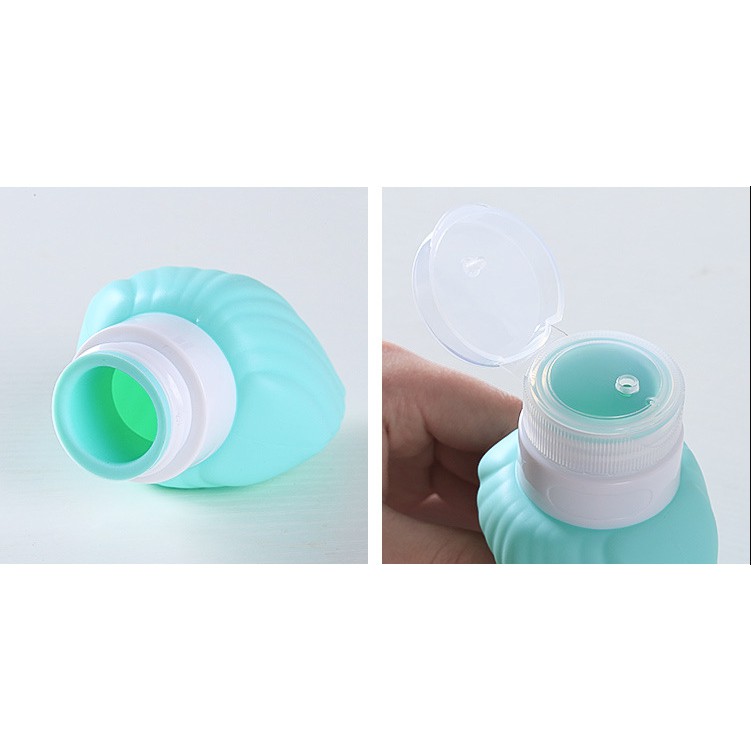 Tuýp chiết mỹ phẩm silicon Vỏ Sò 40ml, 90ml