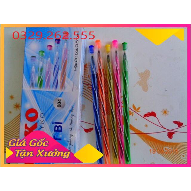 (Sale Khủng) Hộp 20 bút nến dài hàng Việt Nam nét bé cực trơn