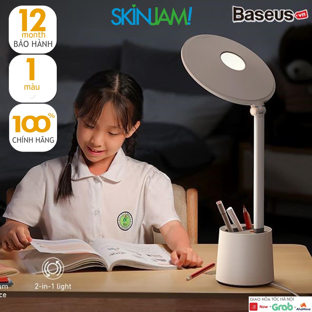 Đèn Để Bàn Đọc Sách Baseus Smart Eye Series Full Spectrum Double Light Source AAA Reading and Writing Desk Lamp