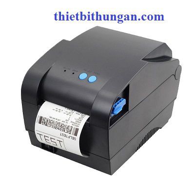 Máy in mã vạch Xprinter 365B - 360B 2 hoặc 1 tem siêu thị tiệm trà chanh