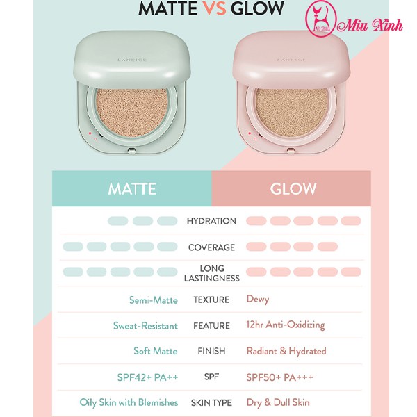 PHẤN NƯỚC [LANEIGE] NEO CUSHION – Glow