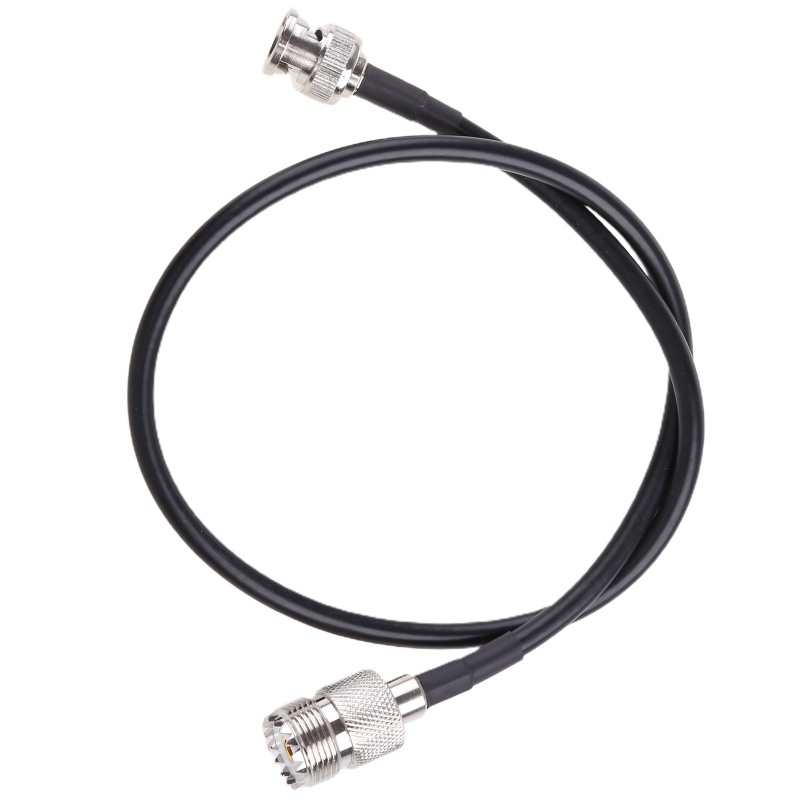 Dây Cáp Đồng Trục Nối Cổng BNC Male Sang UHF SO239 Female RG58U 19inch 50cm