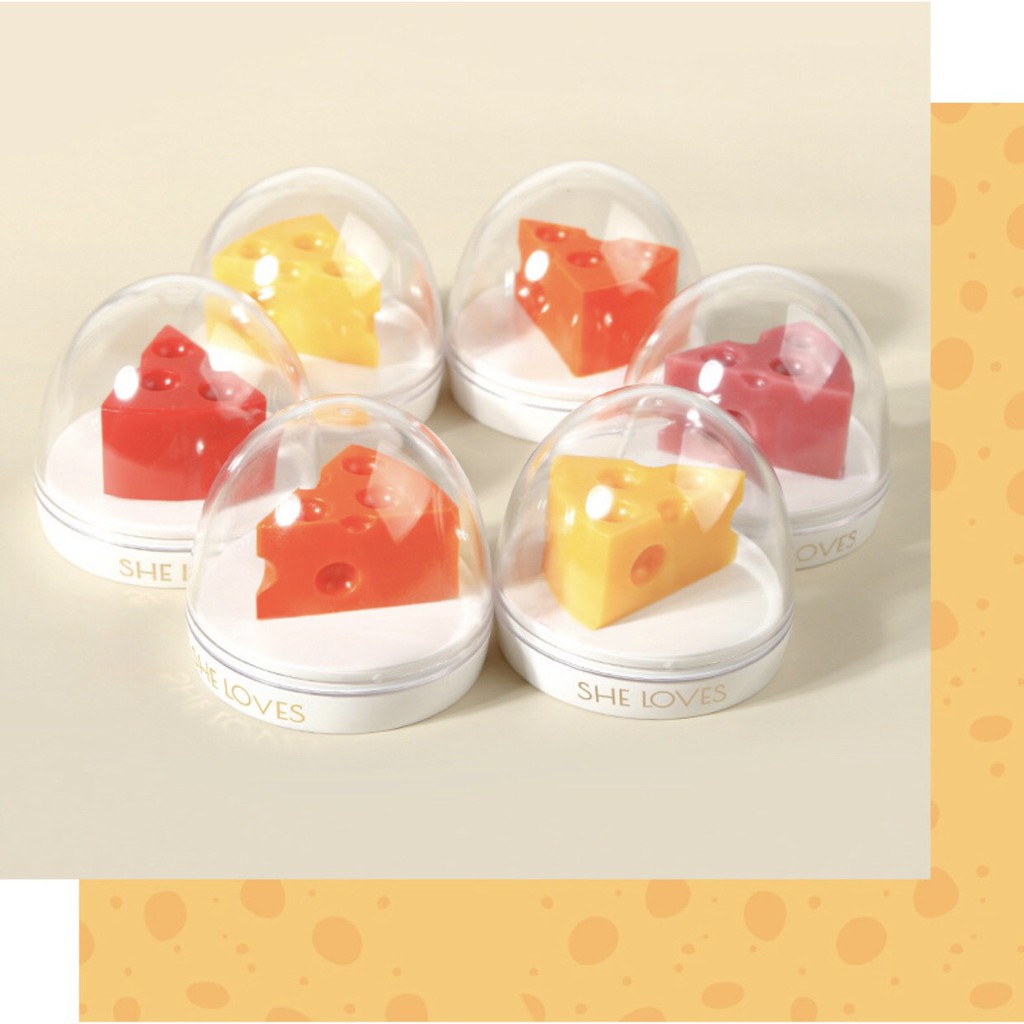 Mặt nạ môi SHE LOVES pho-mai đổi màu hồng môi dưỡng ẩm mềm môi ngăn ngừa thâm môi Sweet Cheese Lip Balm SHEL21