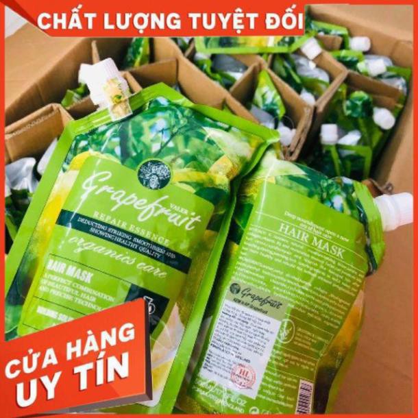 Kem Hấp - Ủ- Xả Phục Hồi Tóc Bưởi Grapefruit Siêu Mềm Mượt Dạng Túi 500ML | BigBuy360 - bigbuy360.vn