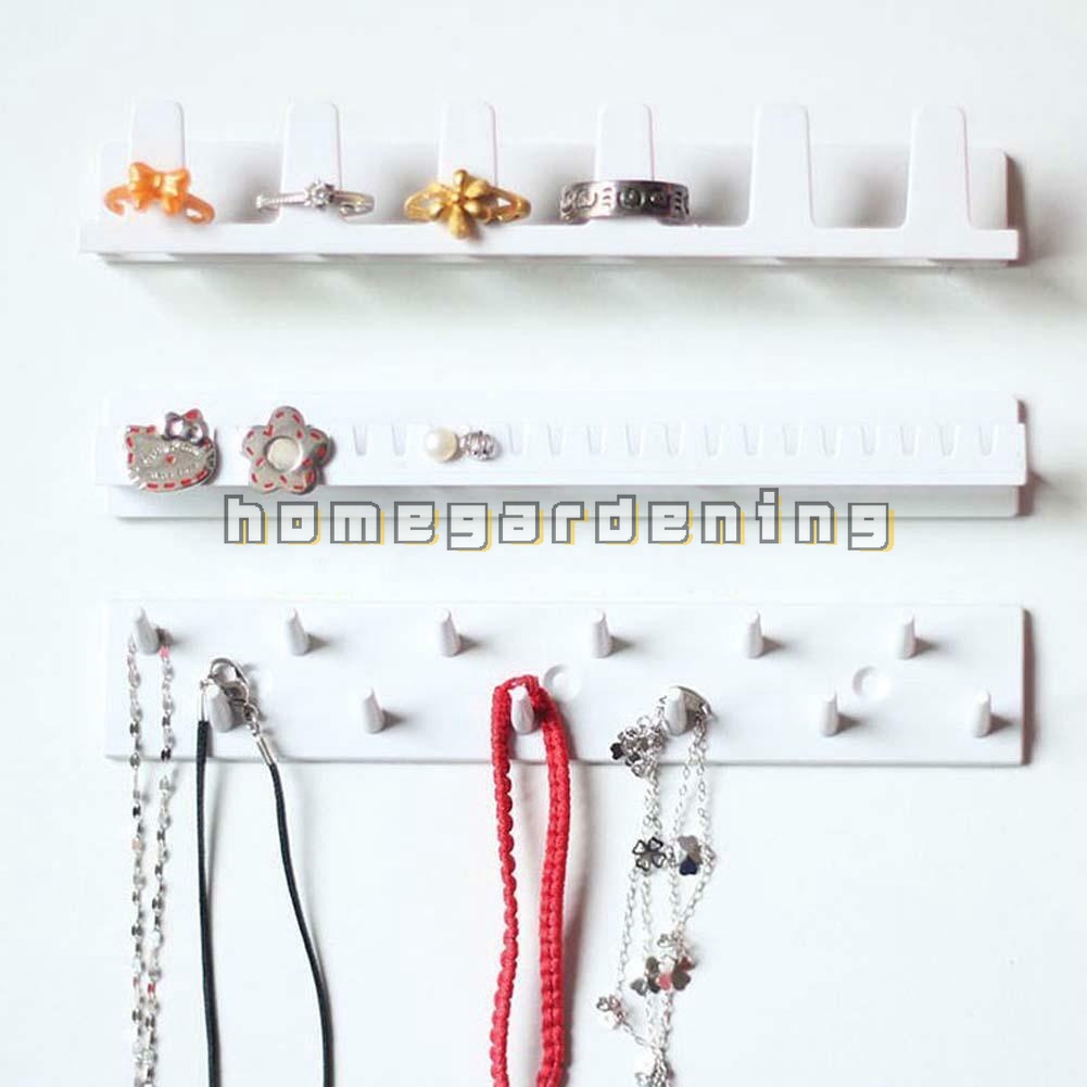 Set 9 Giá Đỡ Trưng Bày Trang Sức Dán Tường Tiện Lợi
